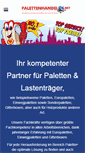 Mobile Screenshot of palettenhandel24.net